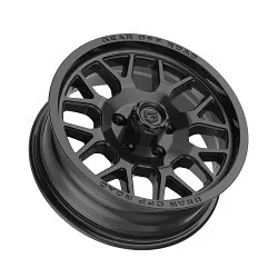 GEAR OFF ROAD 763B TRAILER 16X6 GLOSS BLACK/MILLED ACCENTS